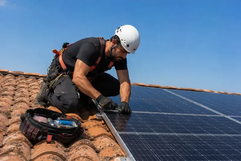 Maintenance et monitoring de panneaux solaires à Charmes-sur-l'Herbasse